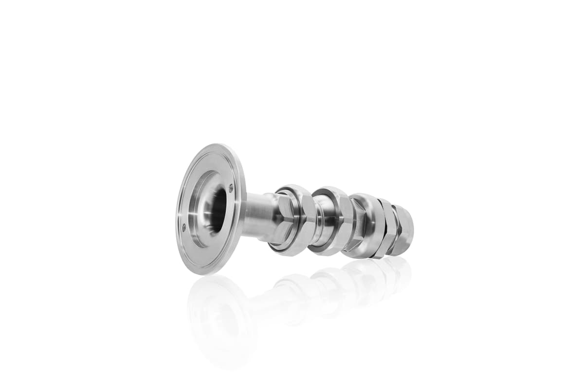 Flex arm — through-wall